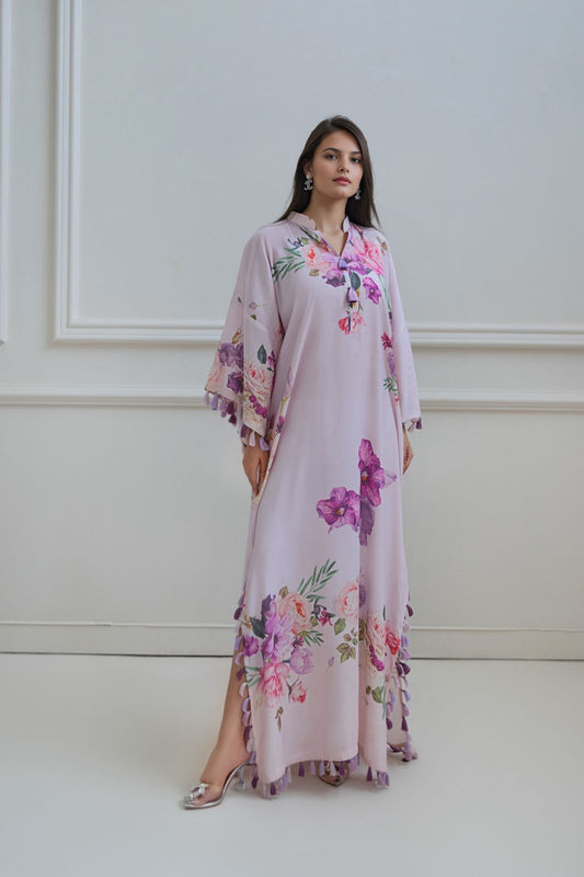 A printed kaftan