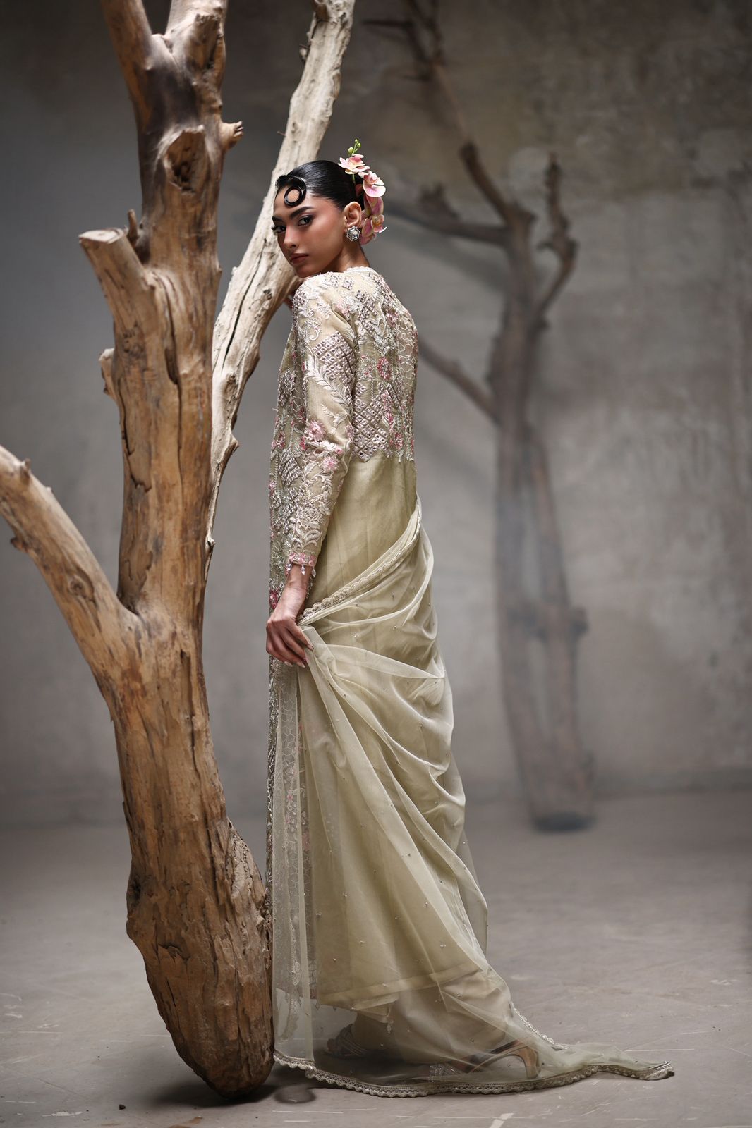 An embroidered jacket- (9217)