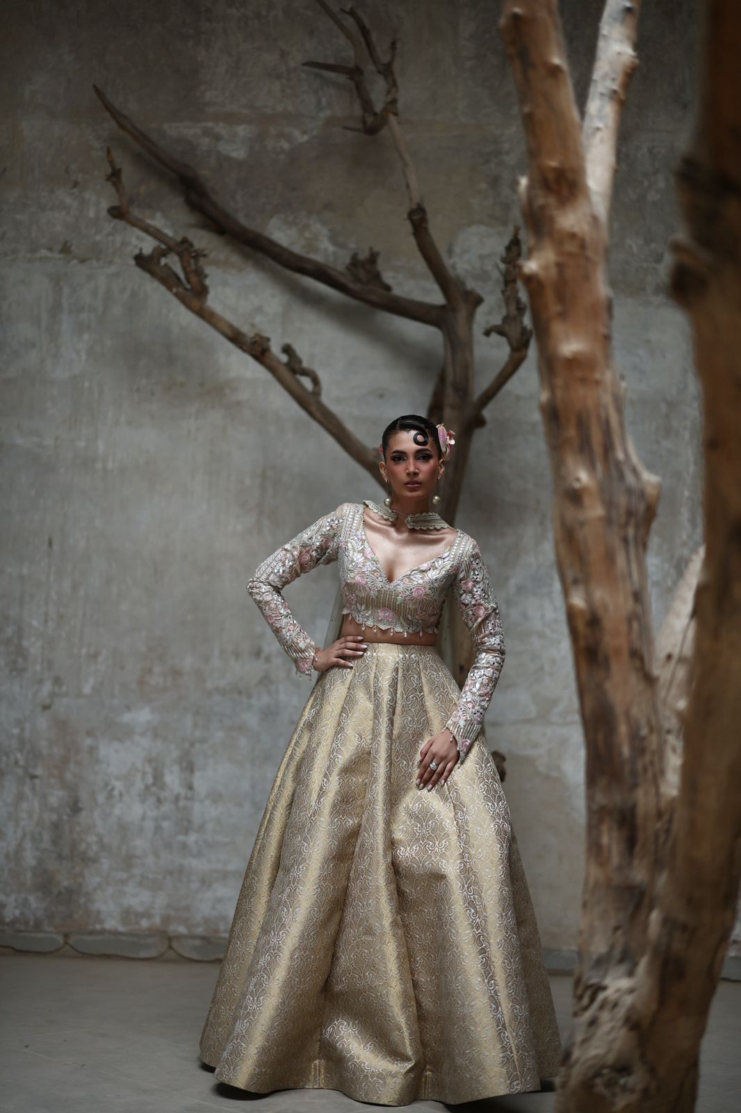 A ghagra and choli- (9124.3)
