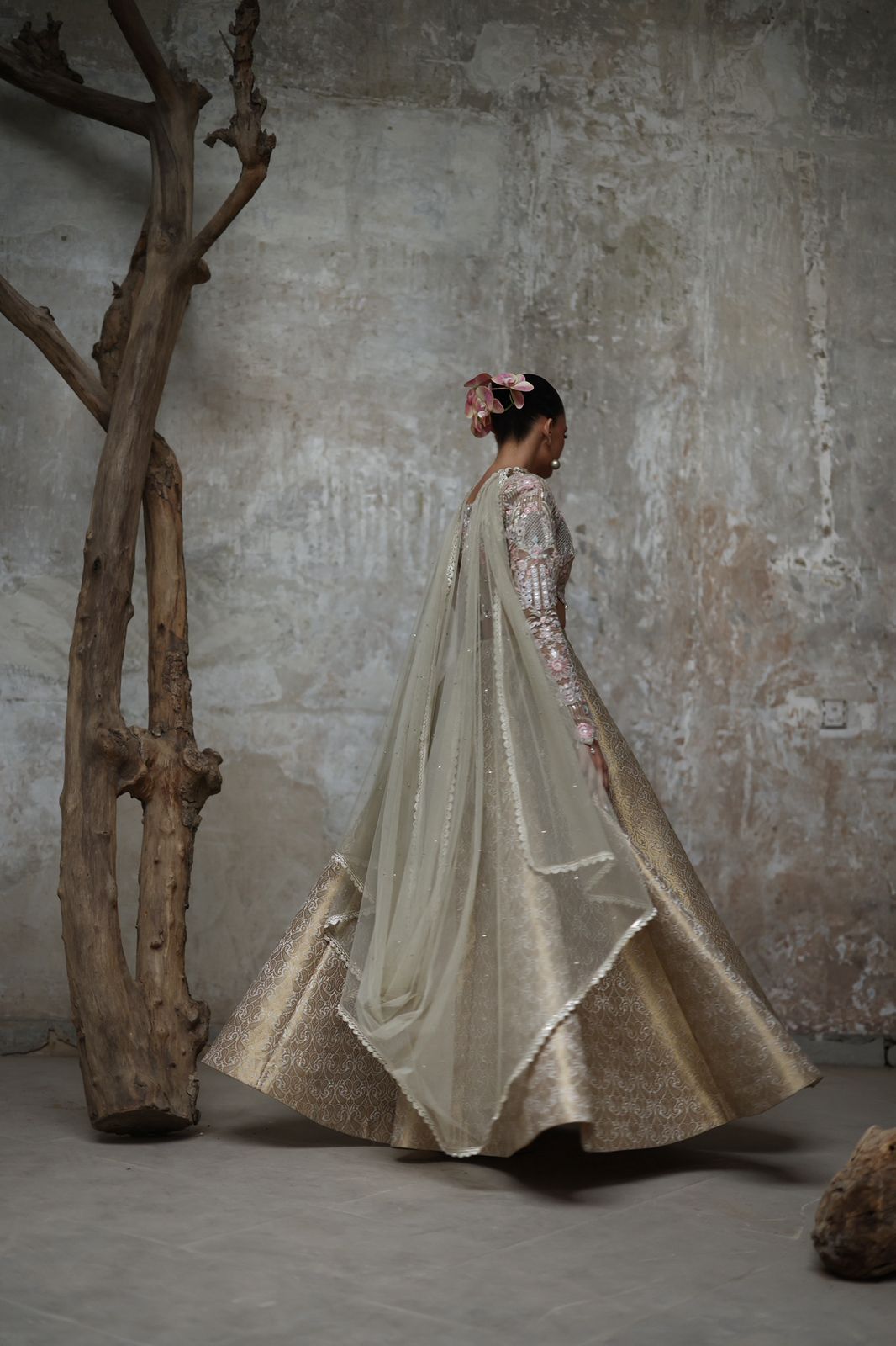 A ghagra and choli- (9124.3)