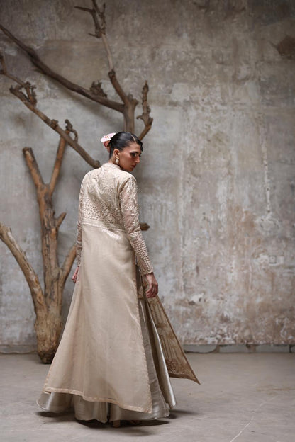 A jacket and gharara- (9640)