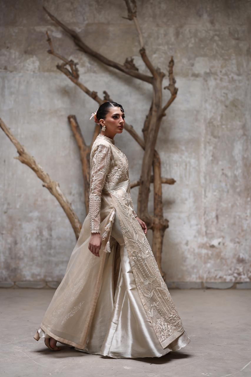 A jacket and gharara- (9640)