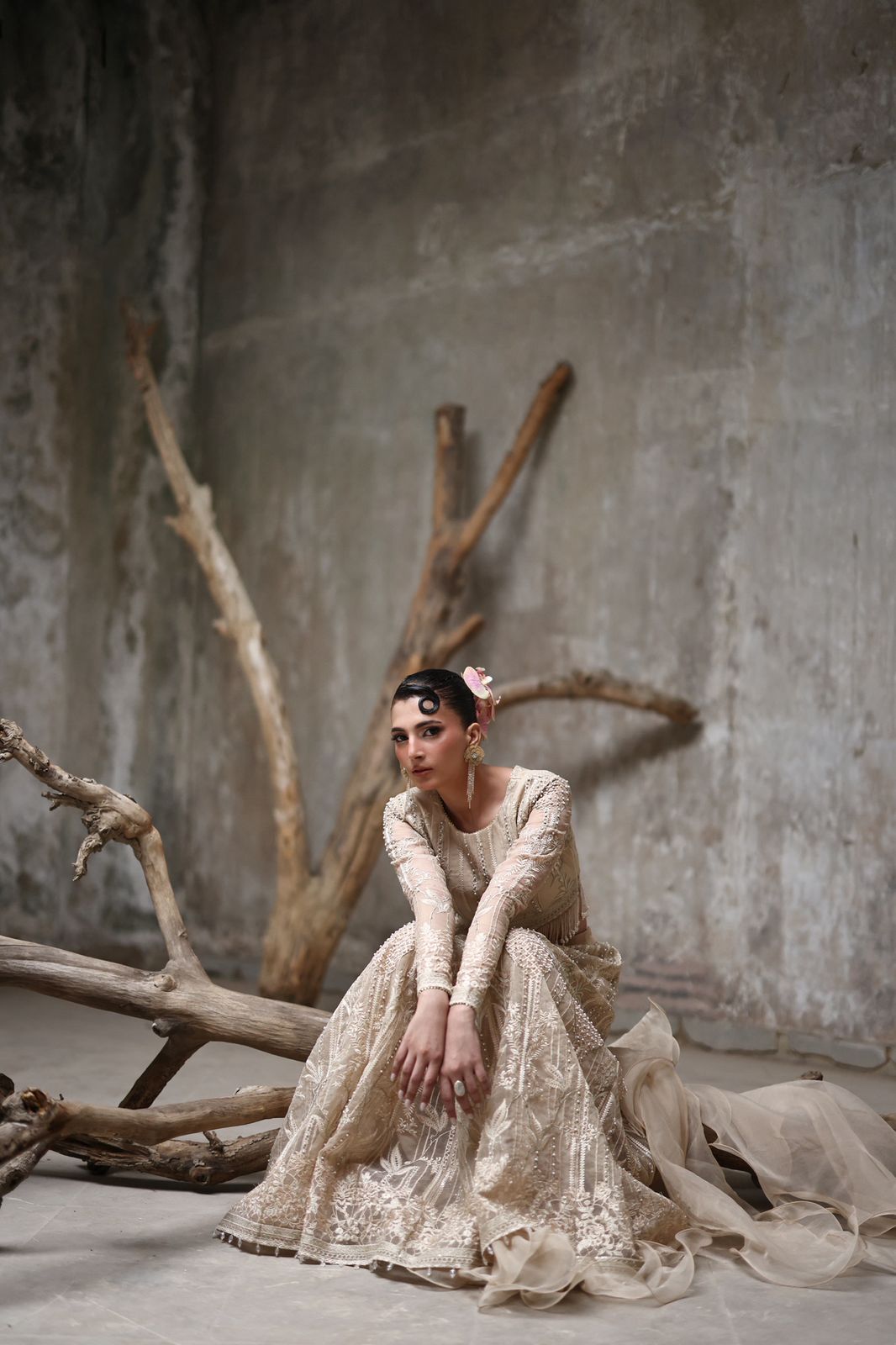 Embroidered Choli and ghagra- (9640.1)