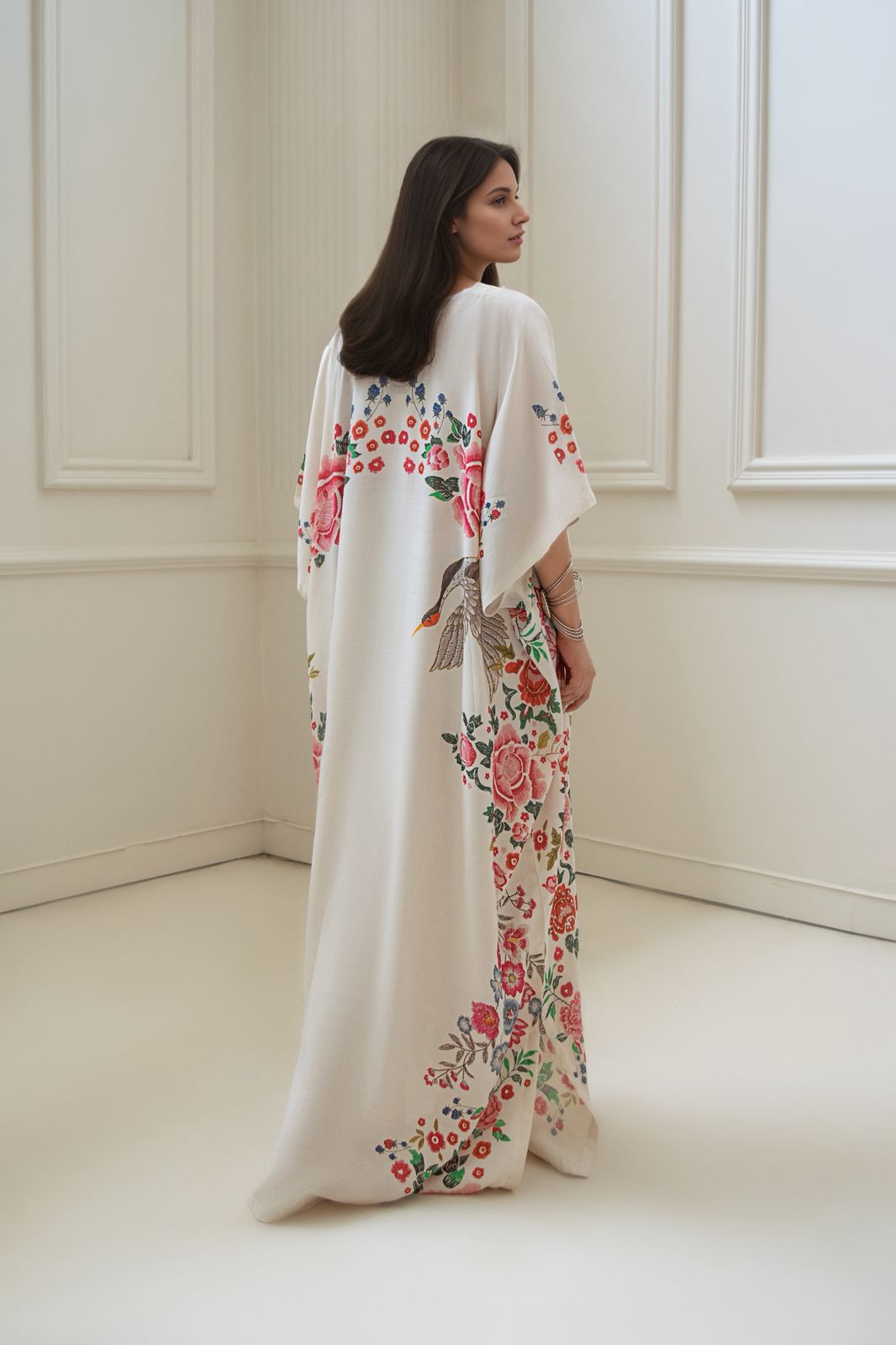 A printed kaftan