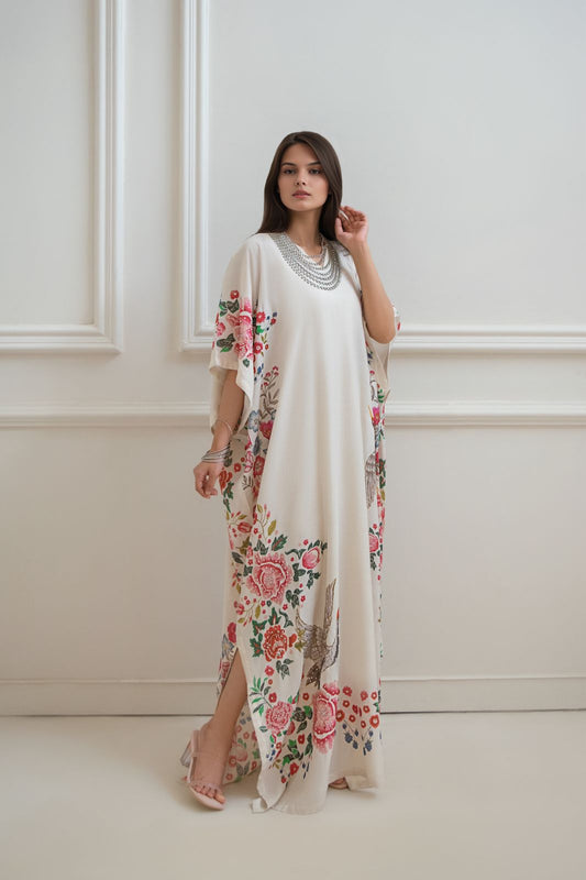 A printed kaftan
