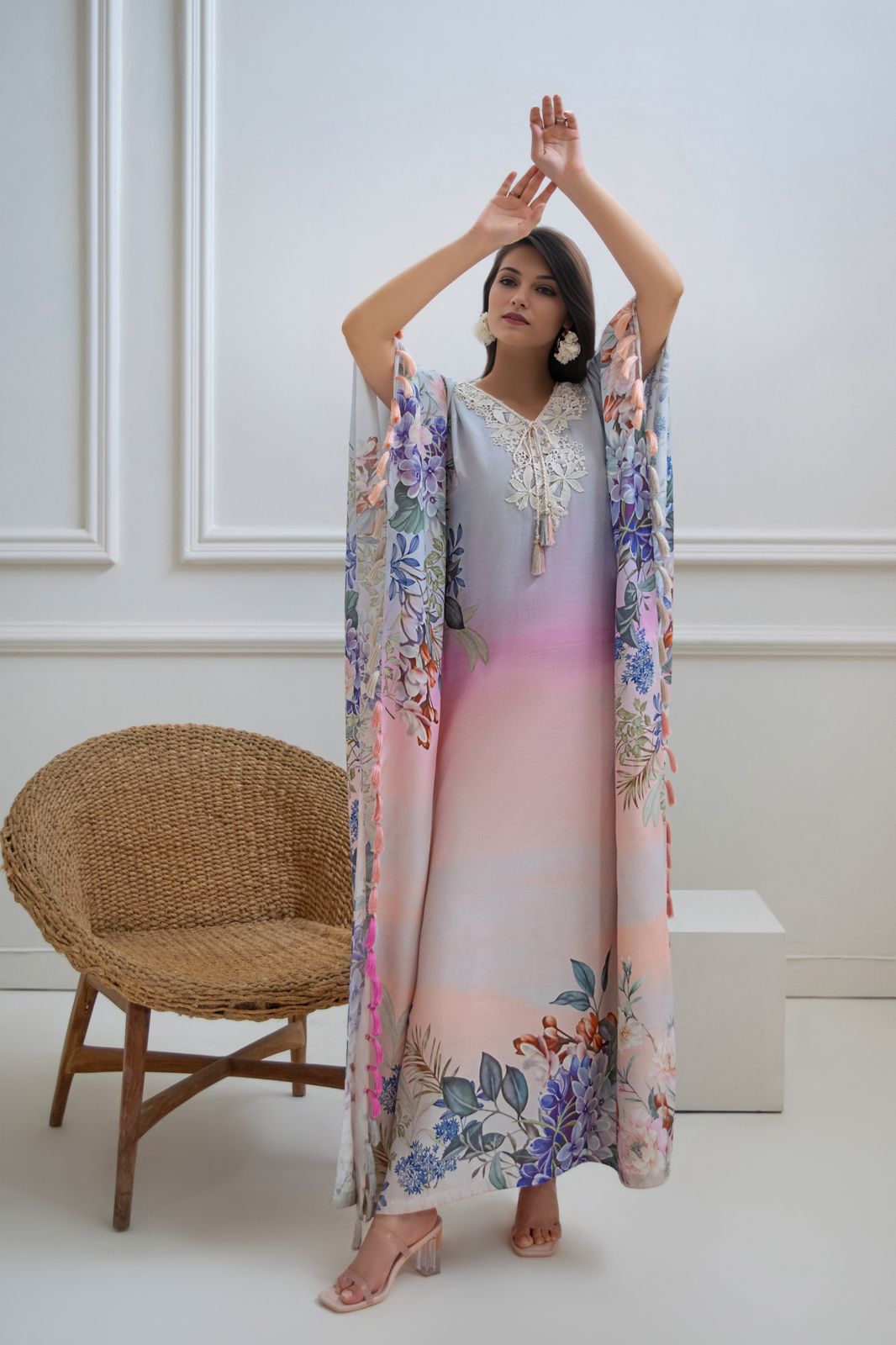 A printed Kaftan