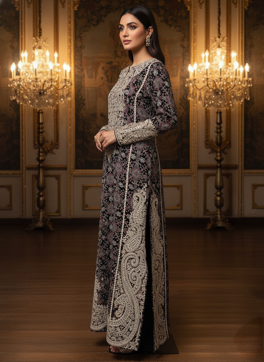An Ajrakh kurta-(AJK-990)
