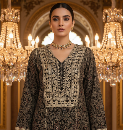An Ajrakh kurta set-(AJK-9)