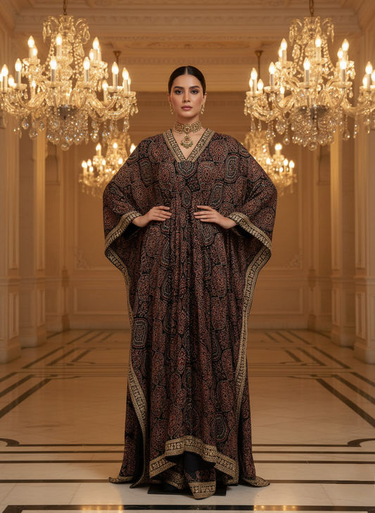 An Ajrakh Kaftan- (AJK-900)