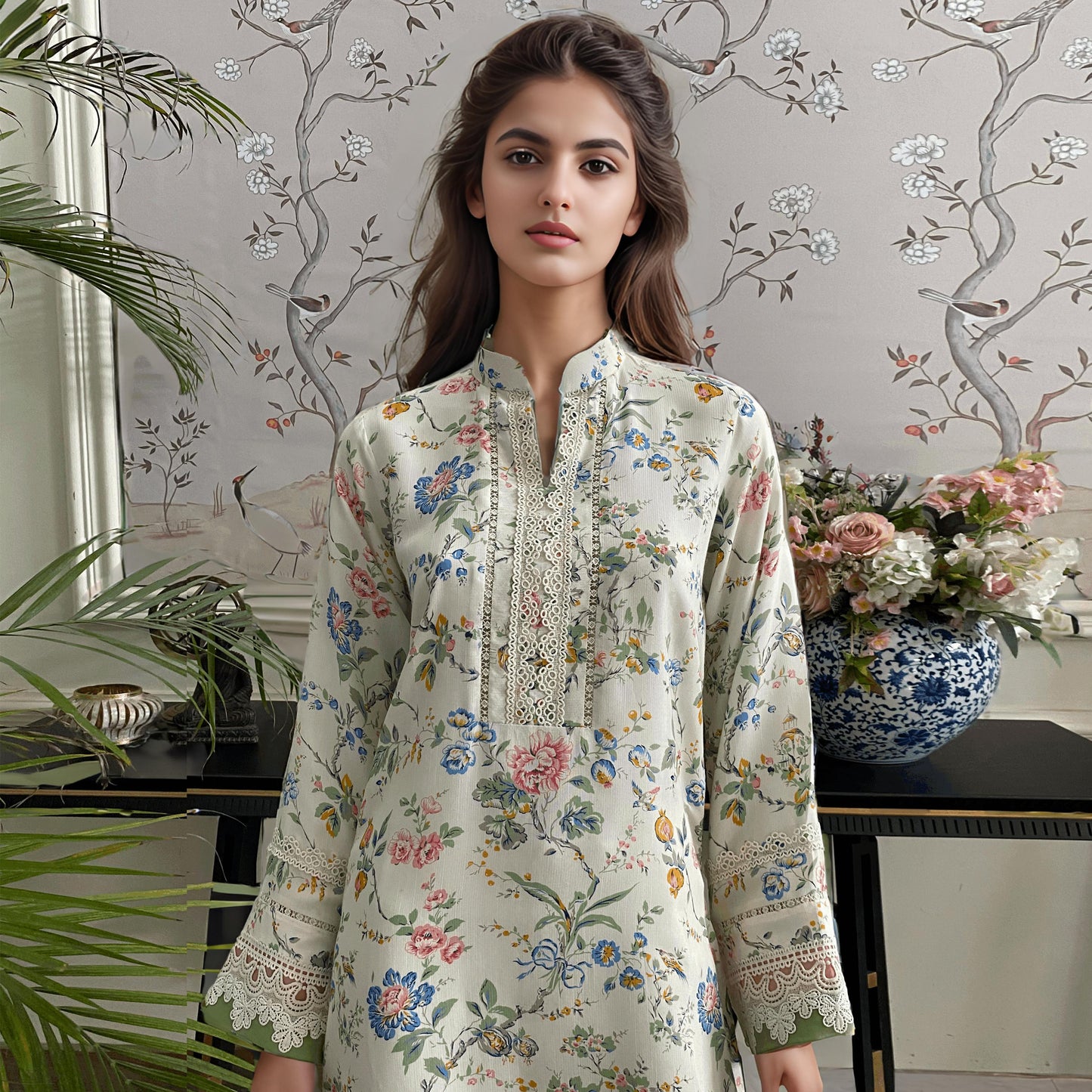 A kurta and pant set- (9188)