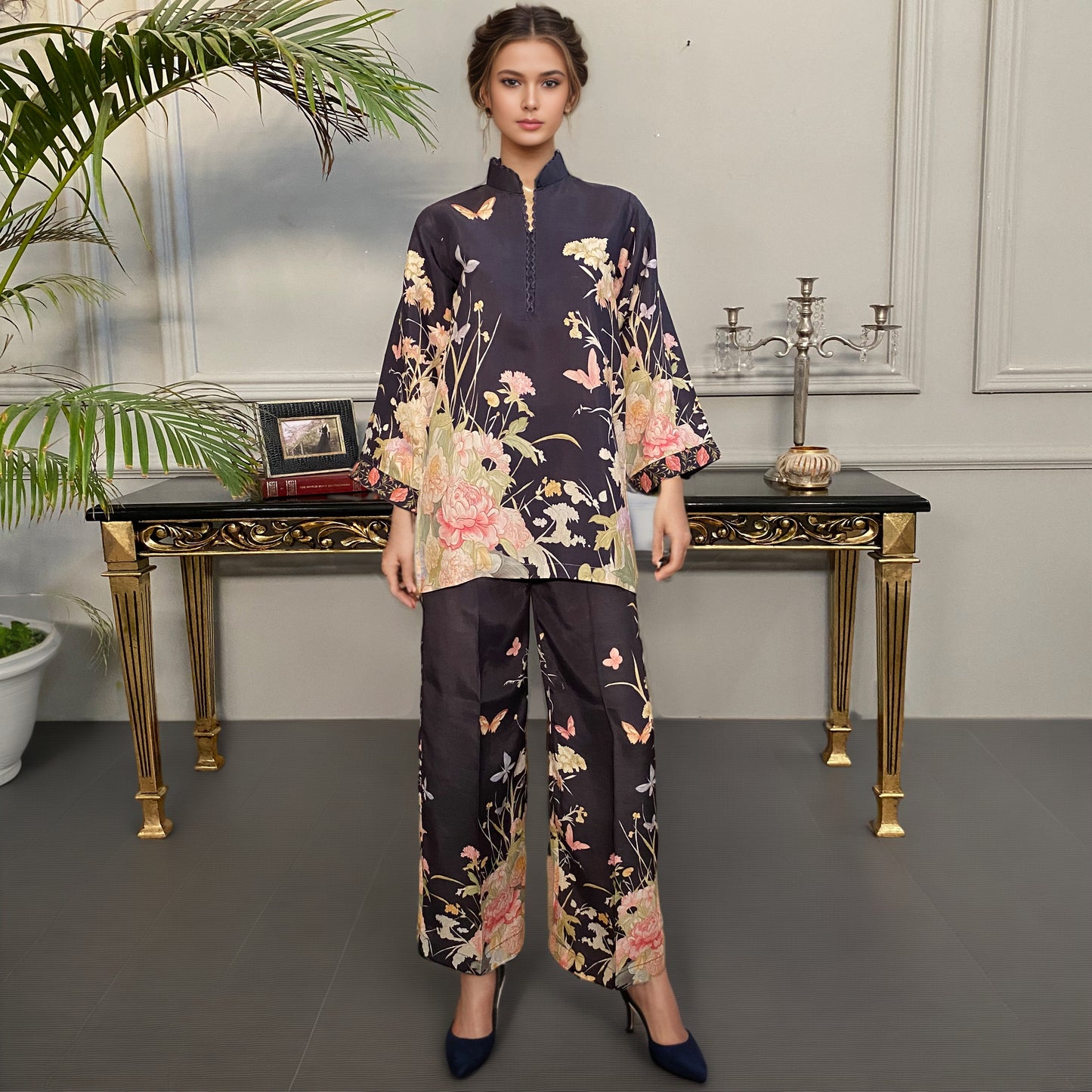 A kurta and pant set- (9243)