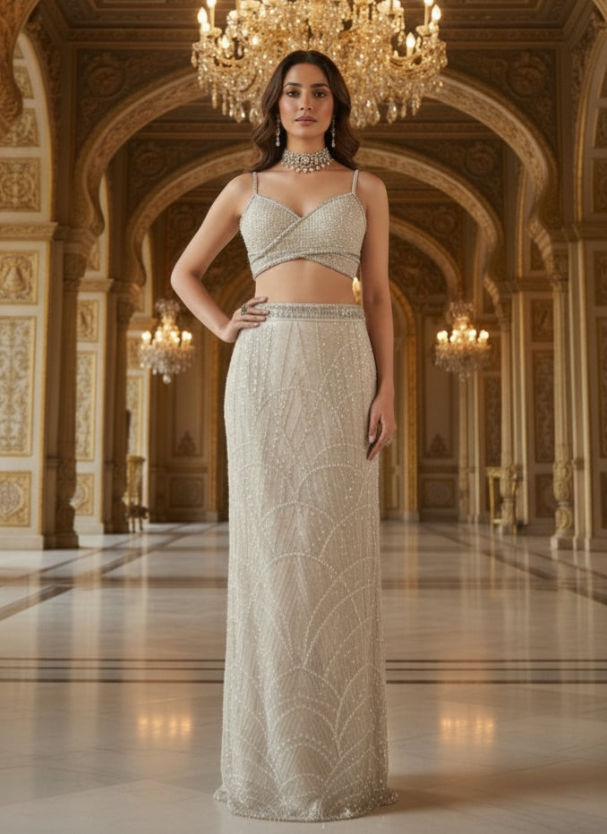 A Skirt and jacket set