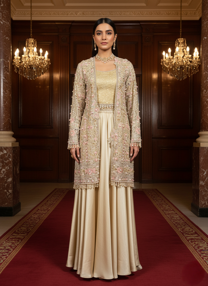 A skirt and jacket set