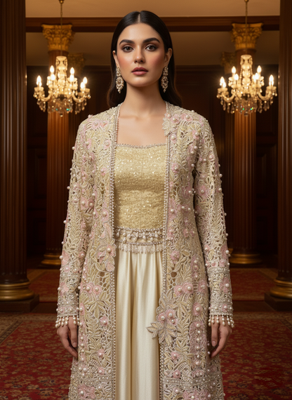 A skirt and jacket set