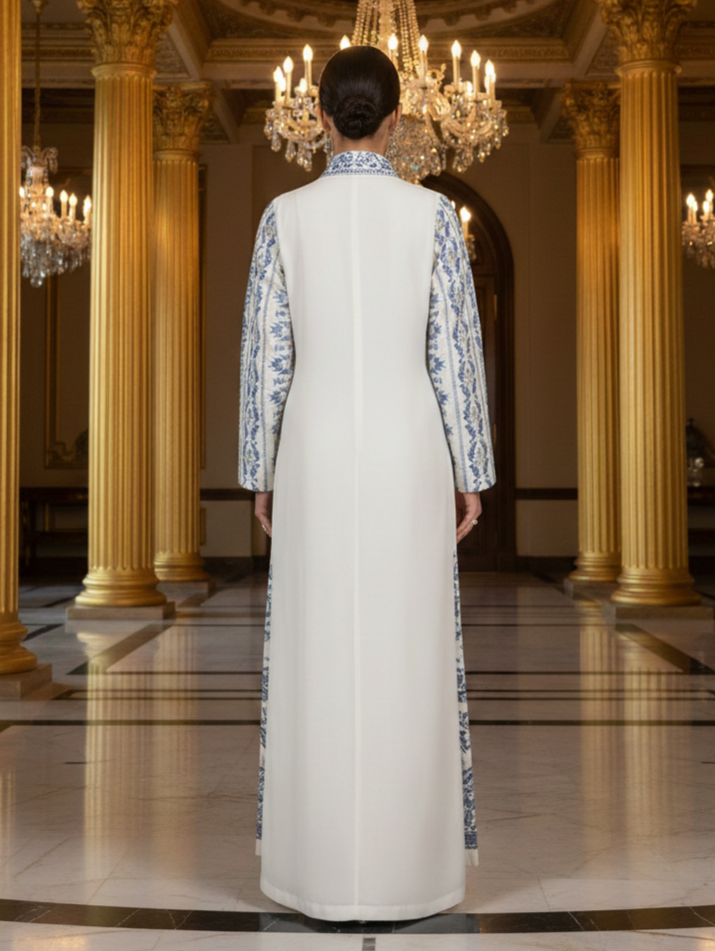 An embroidered jacket