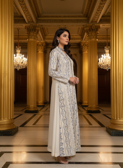 An embroidered jacket