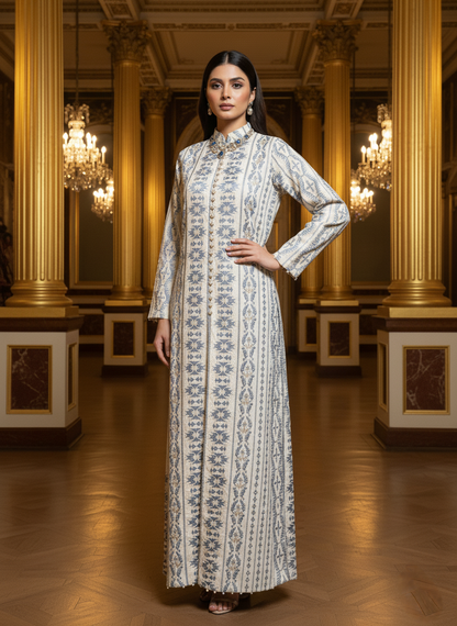 An embroidered jacket