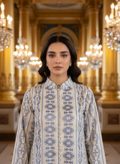 An embroidered jacket