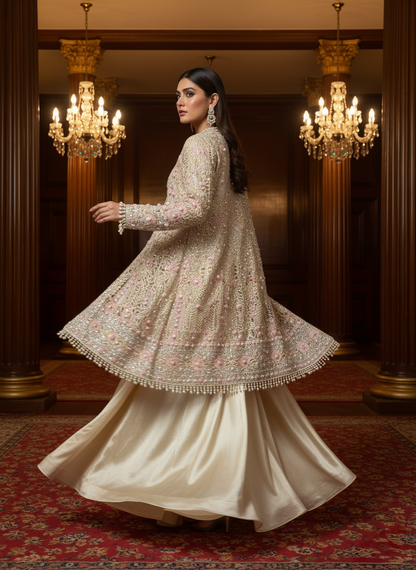 A skirt and jacket set