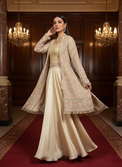 A skirt and jacket set