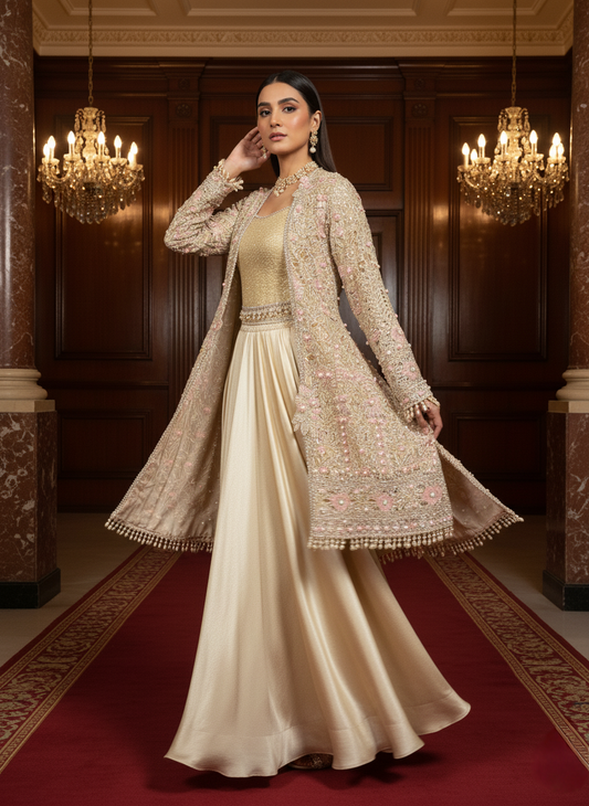 A skirt and jacket set