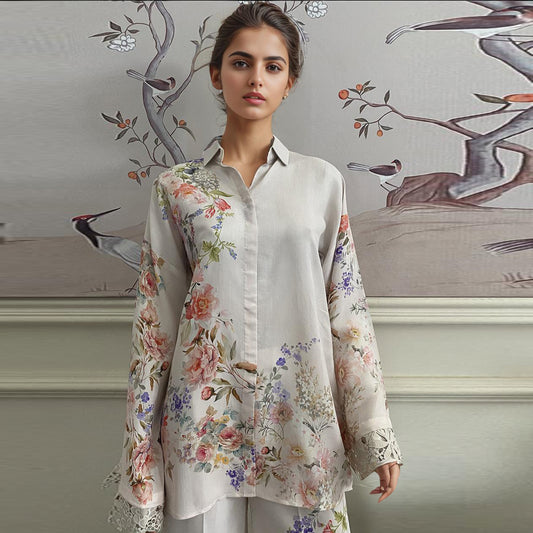 A kurta and pant set- (9178)
