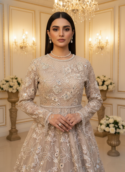 An embroidered Anarkali