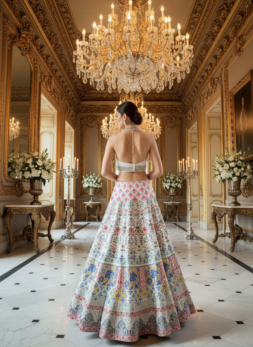 A ghagra set- (A-63)