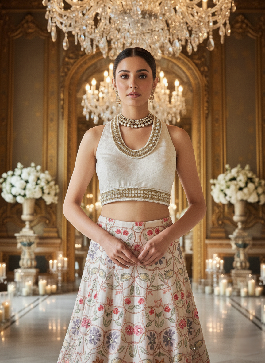 A ghagra set- (A-90)