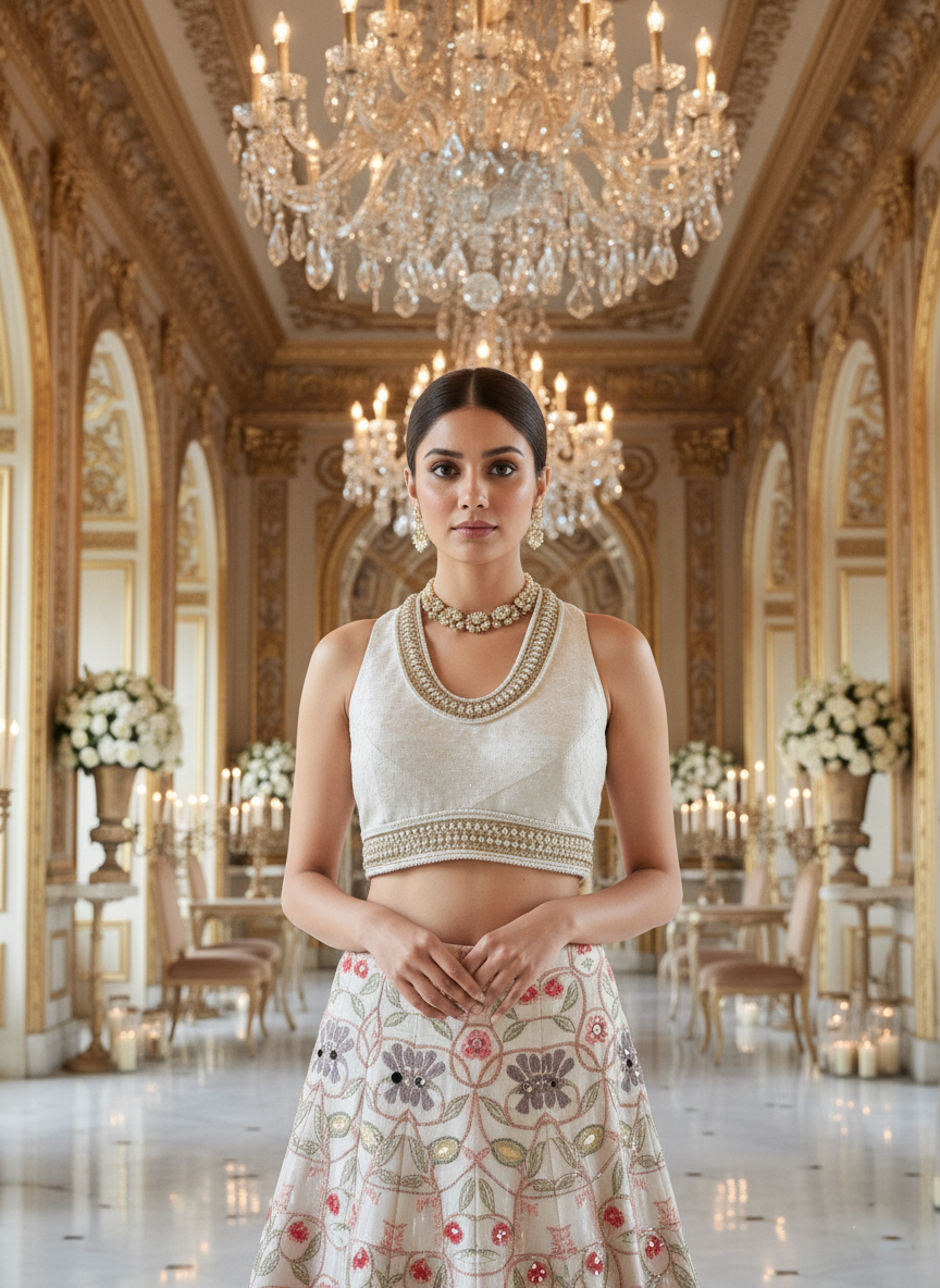 A ghagra set- (A-90)