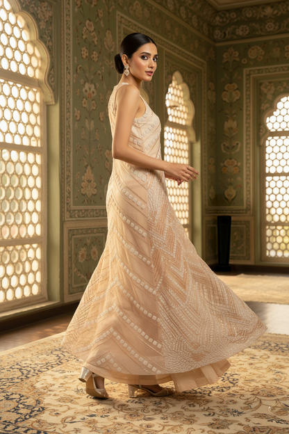 An embroidered jacket- (OF-999)