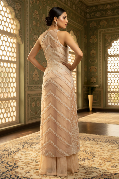 An embroidered jacket- (OF-999)