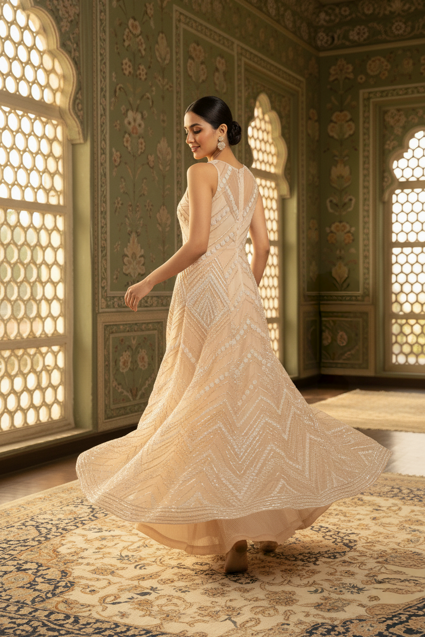 An embroidered jacket- (OF-999)