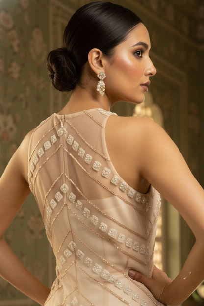 An embroidered jacket- (OF-999)