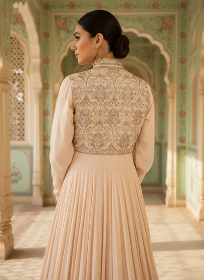 An Anarkali with a koti- (MH-50)