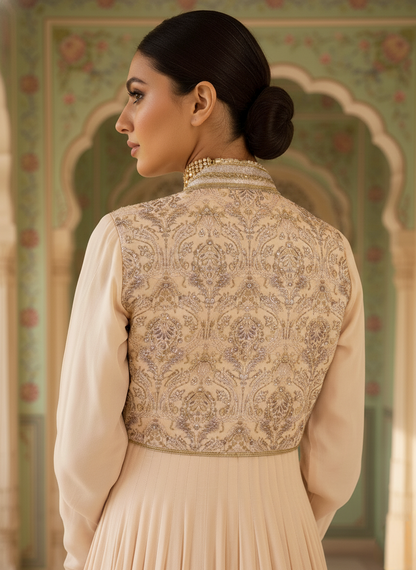 An Anarkali with a koti- (MH-50)