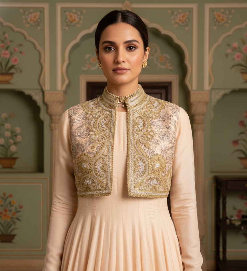 An Anarkali with a koti- (MH-50)