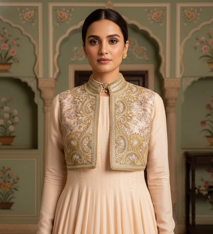 An Anarkali with a koti- (MH-50)