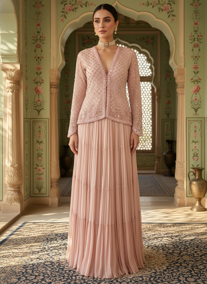 A jacket with a ghahra- (MH-113)