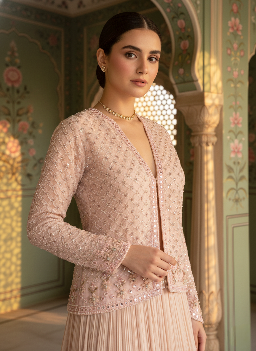 A jacket with a ghahra- (MH-113)