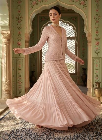 A jacket with a ghahra- (MH-113)