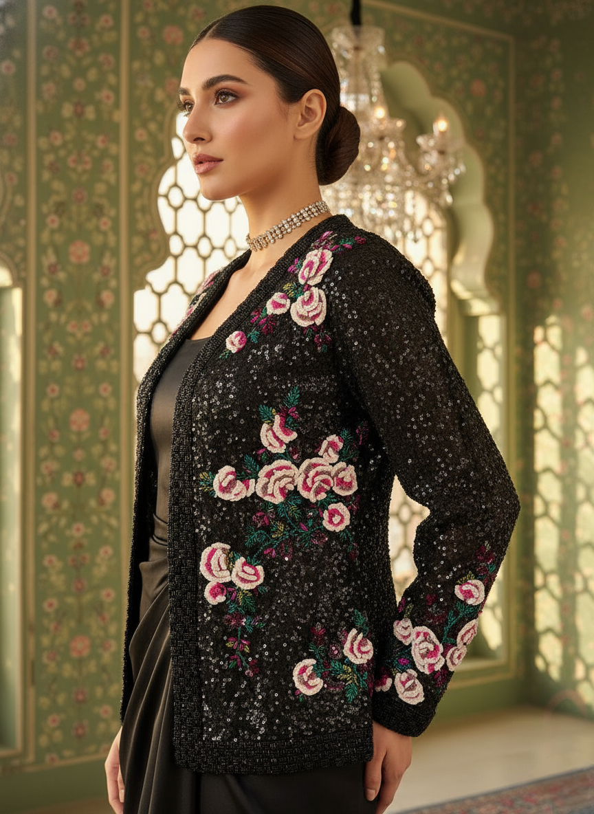 A gown with a jacket- (HL-050)