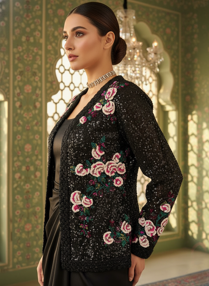 A gown with a jacket- (HL-050)