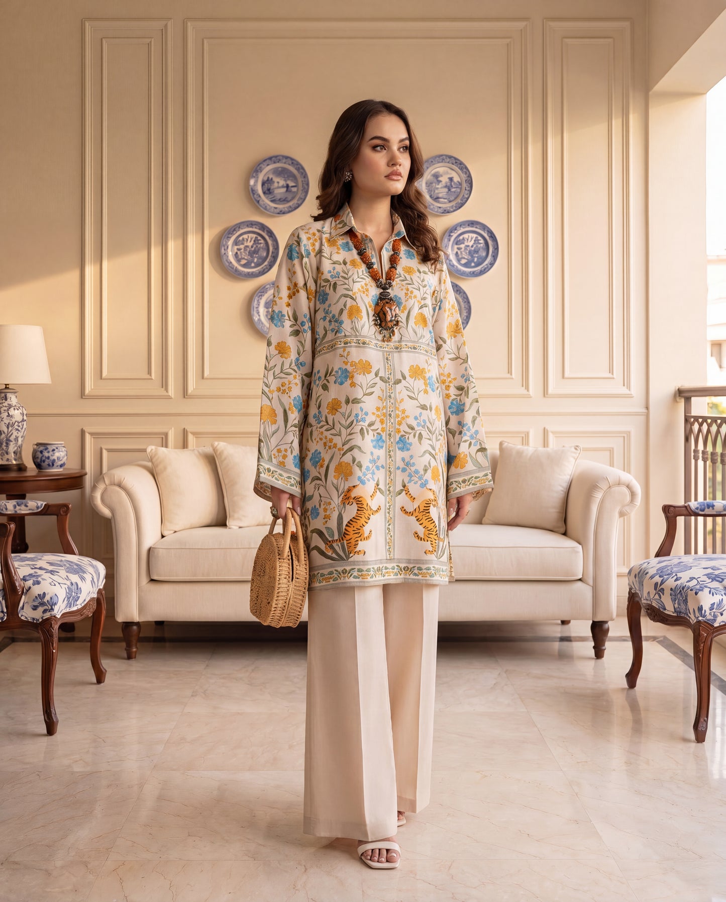 A ready to wear set- (9343)