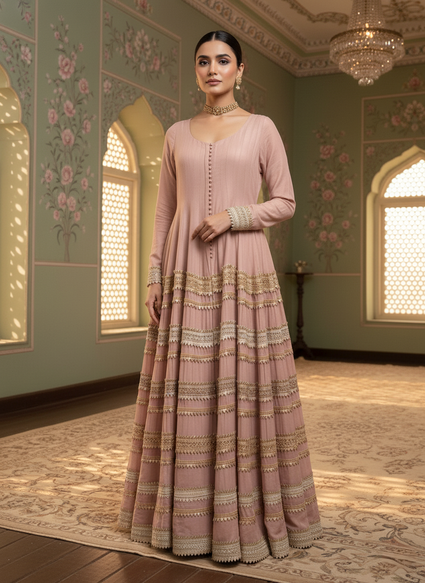 An Anarkali- (FR-555)