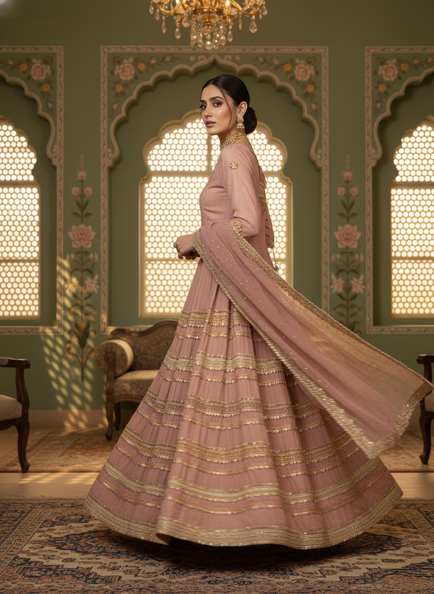 An Anarkali- (FR-555)