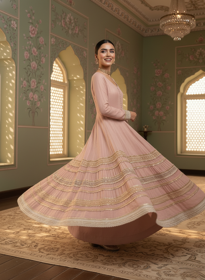 An Anarkali- (FR-555)