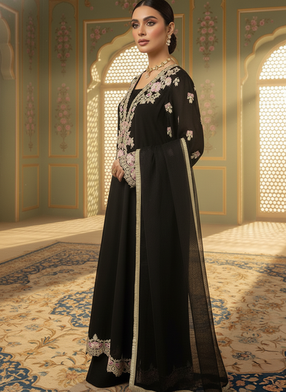 A black kurta set- (BK-14)