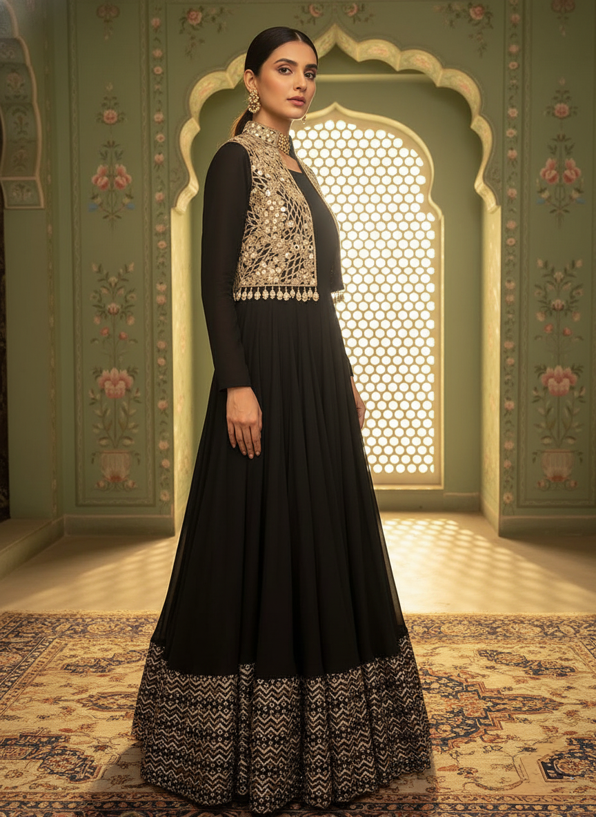 An Anarkali and Koti- (FAV-41)