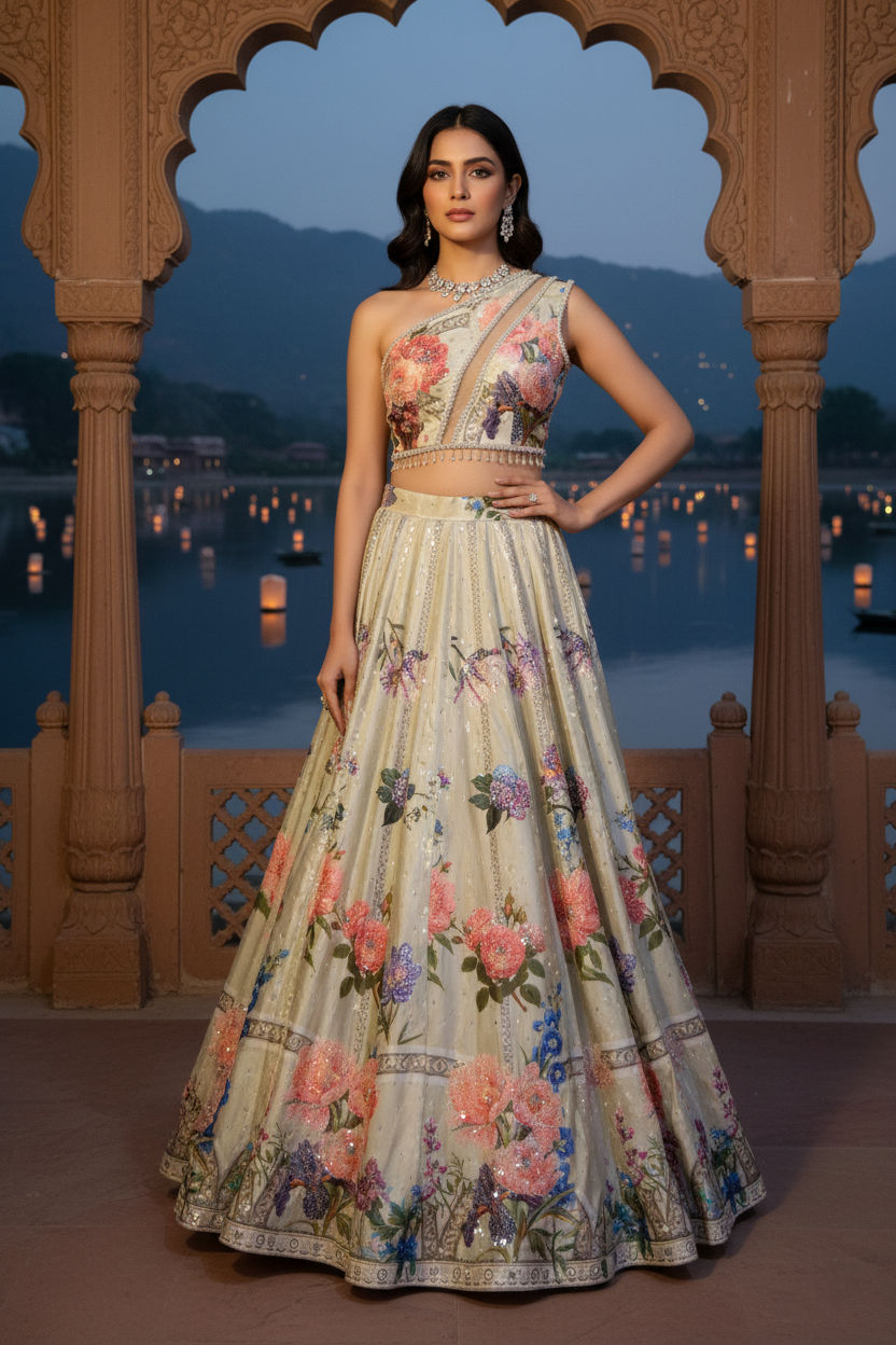 A ghagra set-(EMB-50)